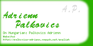 adrienn palkovics business card